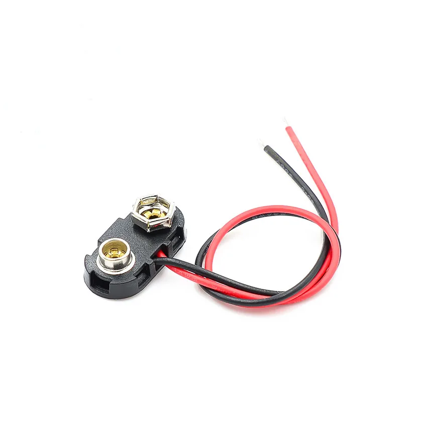 10/20ks nový Snap na 9 V (9 volt) konektor batérie tvrdý obal