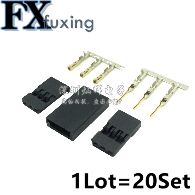 10/ 20Pair Dupont 2.54 Muž/ ženský konektor pre JR/ Futaba pre model RC Model Servo Connector Model Pripojenie batérie ESC