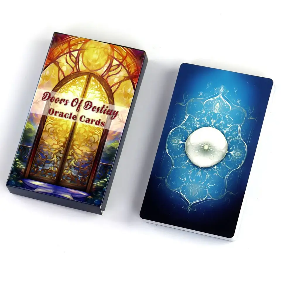10,3*6 cm dvere Destiny Oracle Deck 32-karta tarot-inšpirovaná Oracle Set