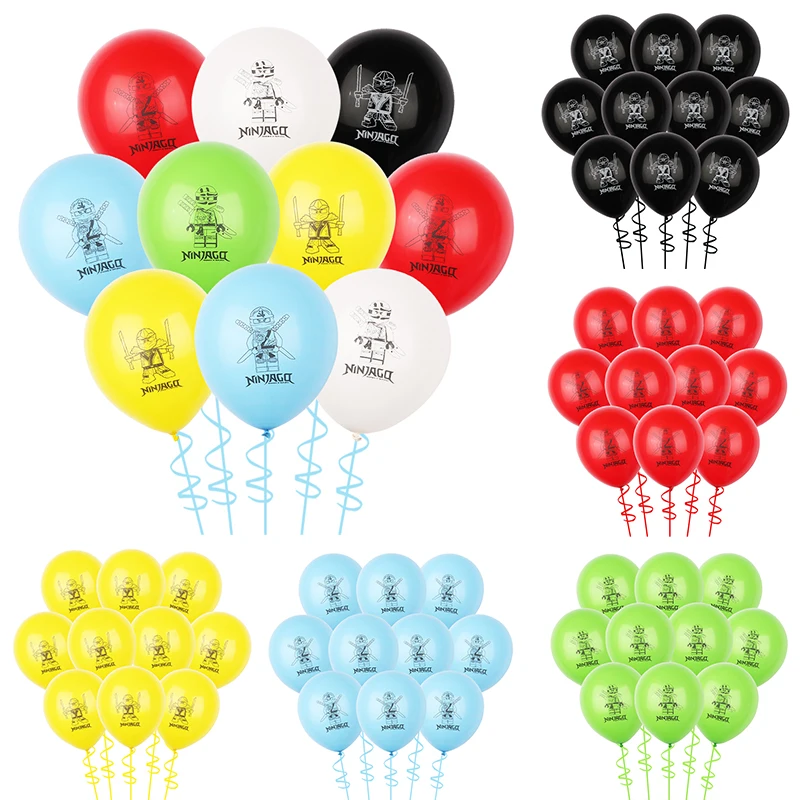 10/30/50ks dospievajúci mutant Ninja Korytnačky Šťastné narodeniny Latex Balón tlač Sada Prvú narodeninovú oslavu pre bábätká Globos
