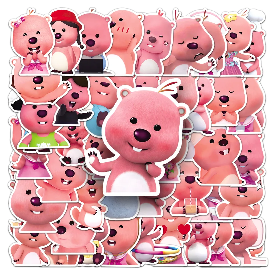 10/30/50ks karikatúra Animácia Kawaii Cute Loopy Graffiti Sticker DIY Scrapbook Box Notebook