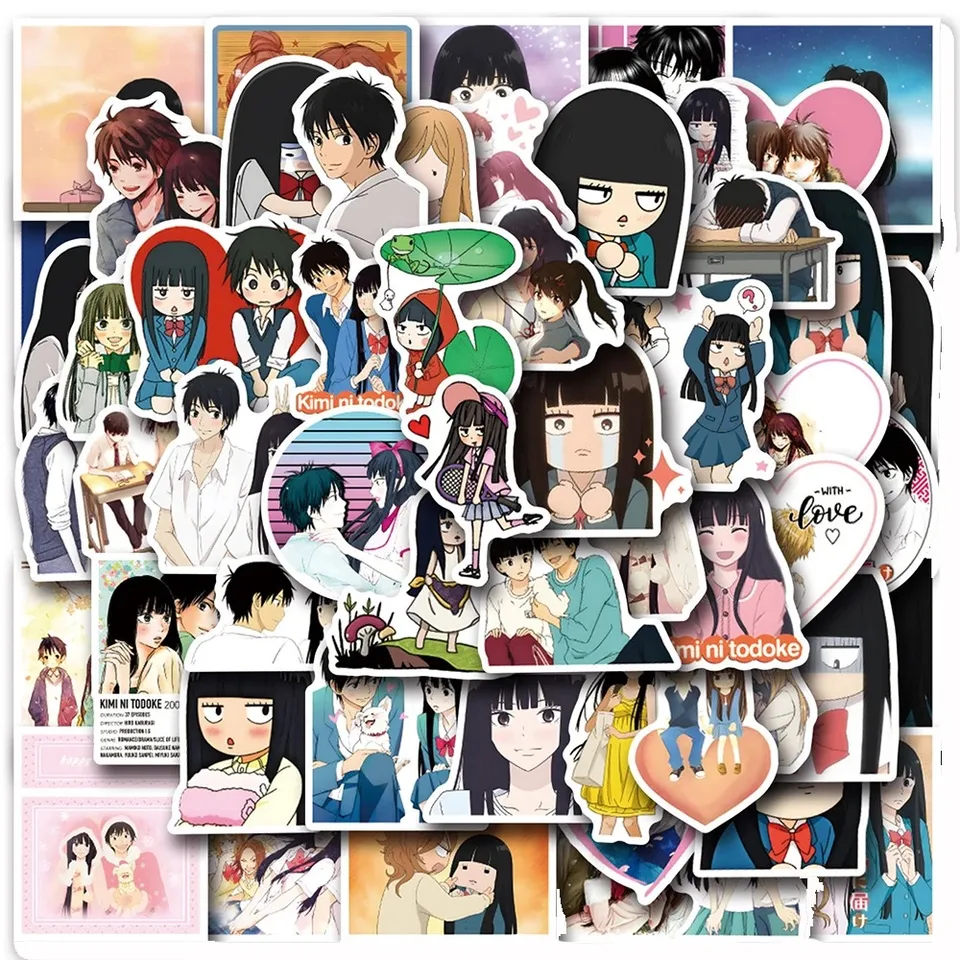 10/30/50ks kimi ni Todoke Anime nálepky Sawako Kuronuma Kazehaya Shouta Sticker Notebook Luggage Laptop Kurumizawa Ume Discal