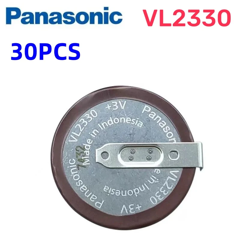 10-30ks Panasonic 3V VL2330 ML2330 50 mAh 180 stupňov nabíjateľnú lítiovú batériu pre BMW Car Key Electric Toy Clock