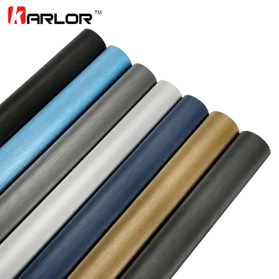 10/30x100cm Car Brush Vinyl Film Wrap Matt Brushed Auto Motocykel Truck Computer Ochranné dekoratívne nálepky Príslušenstvo