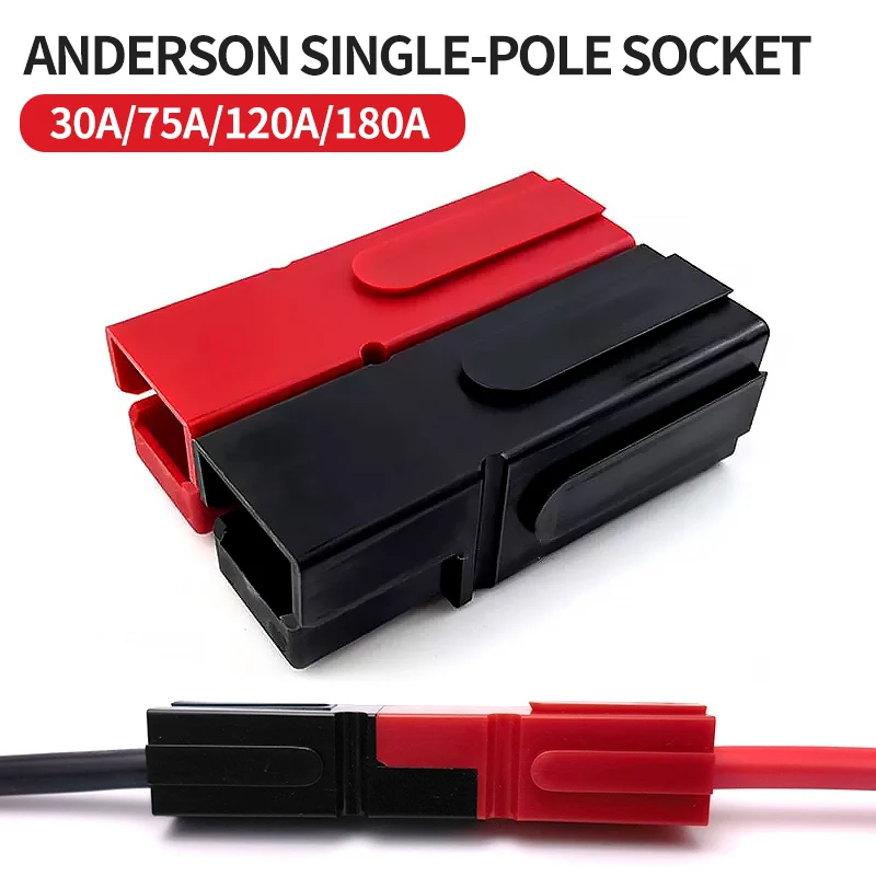 10/50/100/500 PCS Anderson Plug 30A AMP 600V Power Marine Conector Conector Pole for Anderson Powerpole Interlocking Plug Terminály