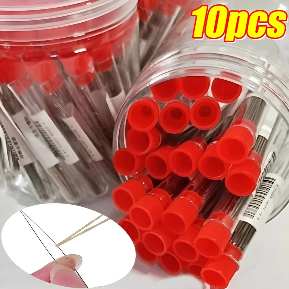 10/5ks korálkové ihličky Semeno perličky Big Eye DIY korálkové korálkové korálky