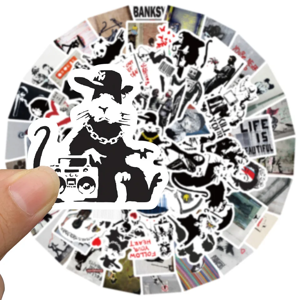 10/67ks bánk bánk slepky pouličného umelca Art graffiti nálepky pre DIY batožinu laptop Skateboard Motorcycle Motorcycle Sticker
