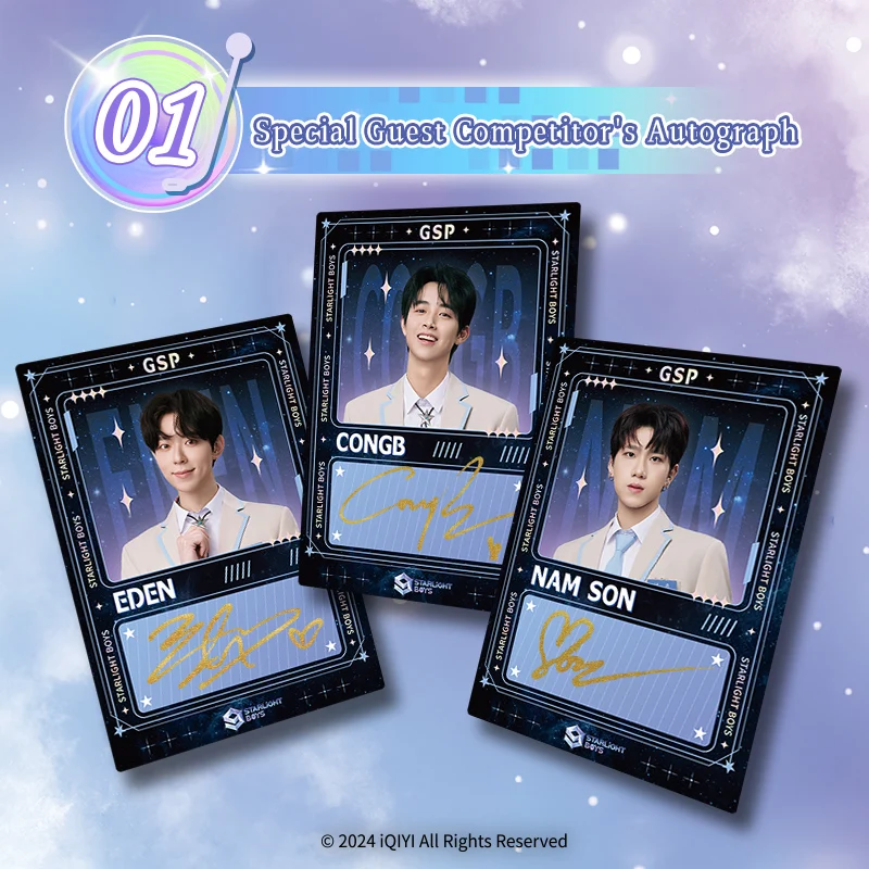 10 balíčkov Cardfun Starlight Boys Collection Cards Anime Cards Idol Boy Boy Foto tlačené karty Pohľadnice Fanúšikovia Darčekové obchodné karty