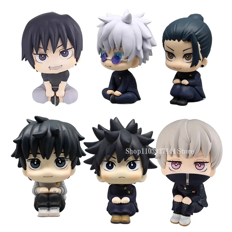 10 cm anime satoru gojo jujutsu kaisen postava fusiguro megumi hračka Okkotsu yuta inumaki toge geto Suguru figures PVC roztomilý model