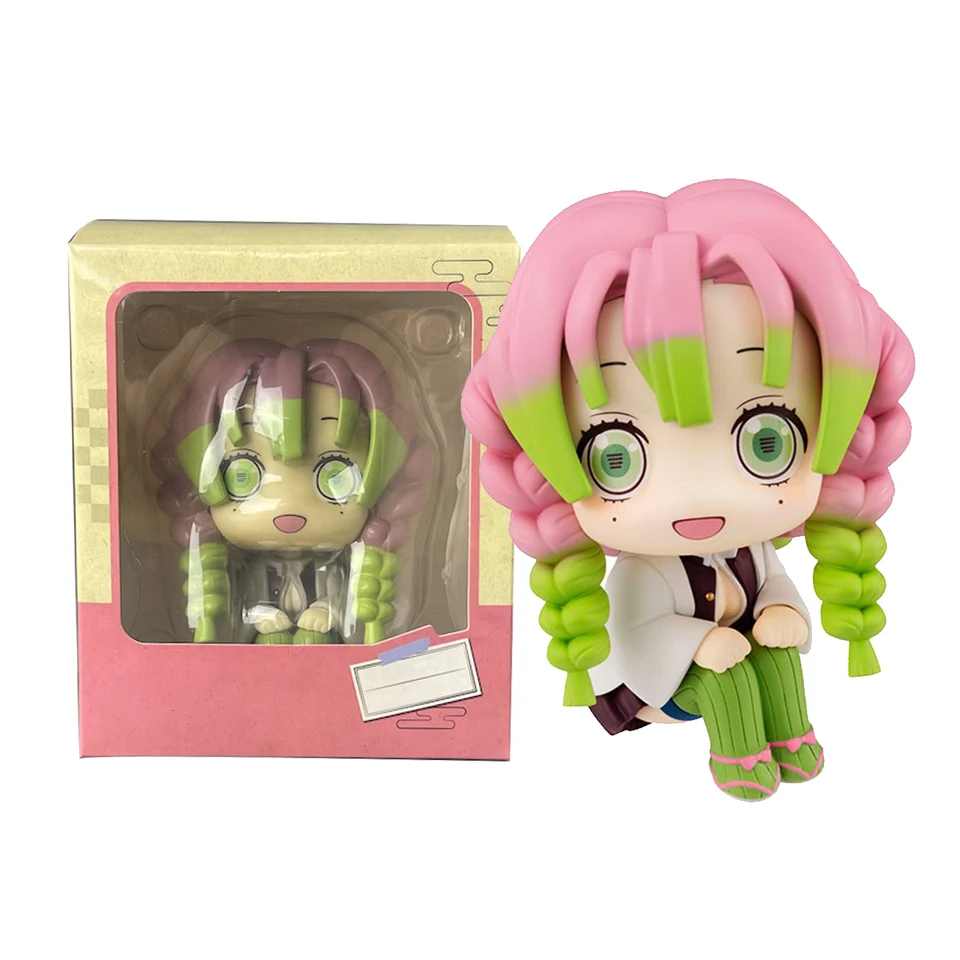 10 cm Demon Slayer: Kimetsu no Yaiba Anime postava Kanroji Mitsuri Action Figures PVC Shinazugawa Sanemi Figur Zbierka hračiek
