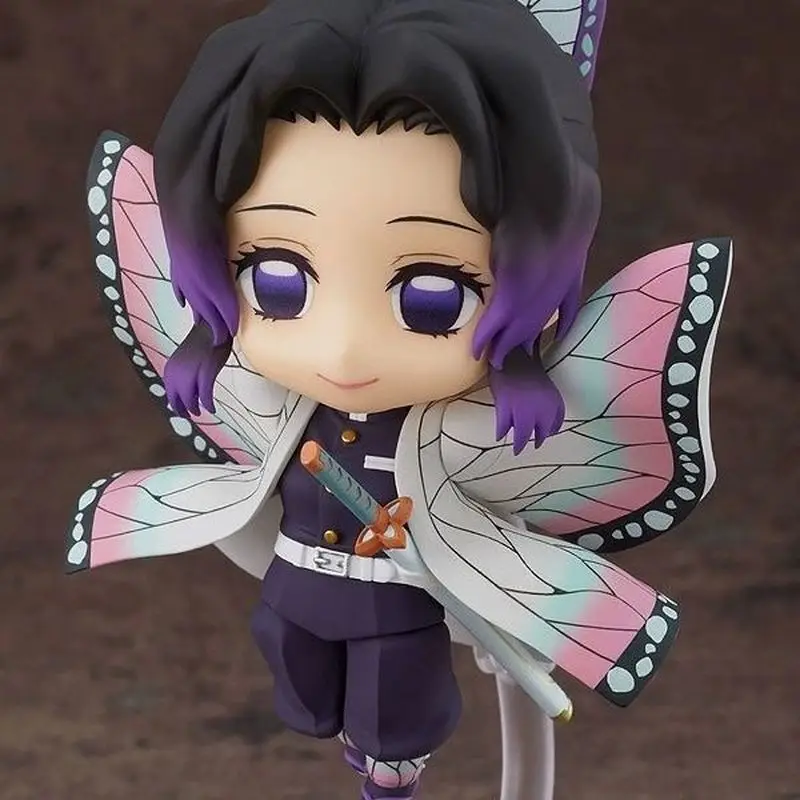10 cm Demon Slayer Kochou Shinobu 1655 Q Ver. PVC akčný obrázok Model hračky PVC postava Model Zbierka hračiek k narodeninám darček k narodeninám