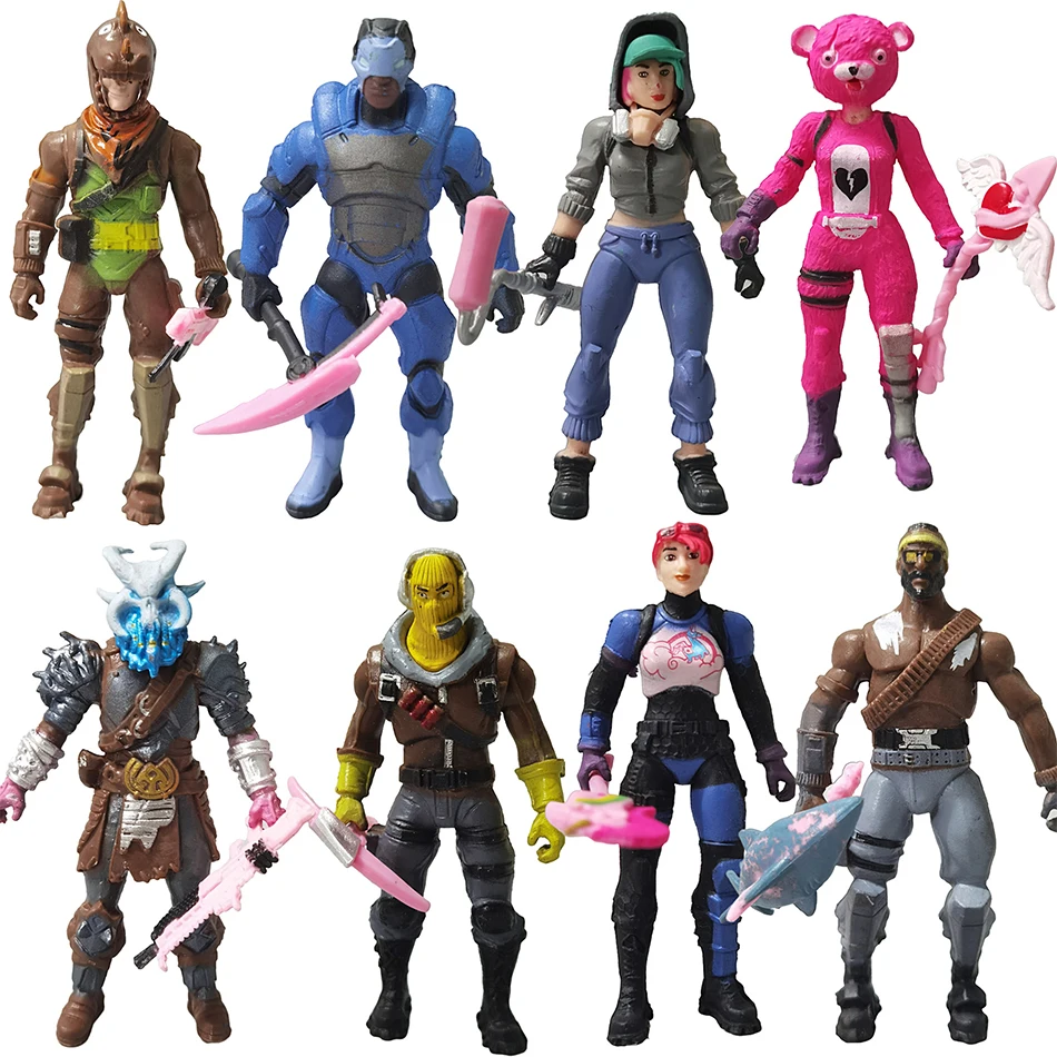 10 cm Fortnite figure Anime Game figúrka hračky Doll Action figure Car Desko dekorácie narodeniny darček pre deti Dospelí fanúšikovia