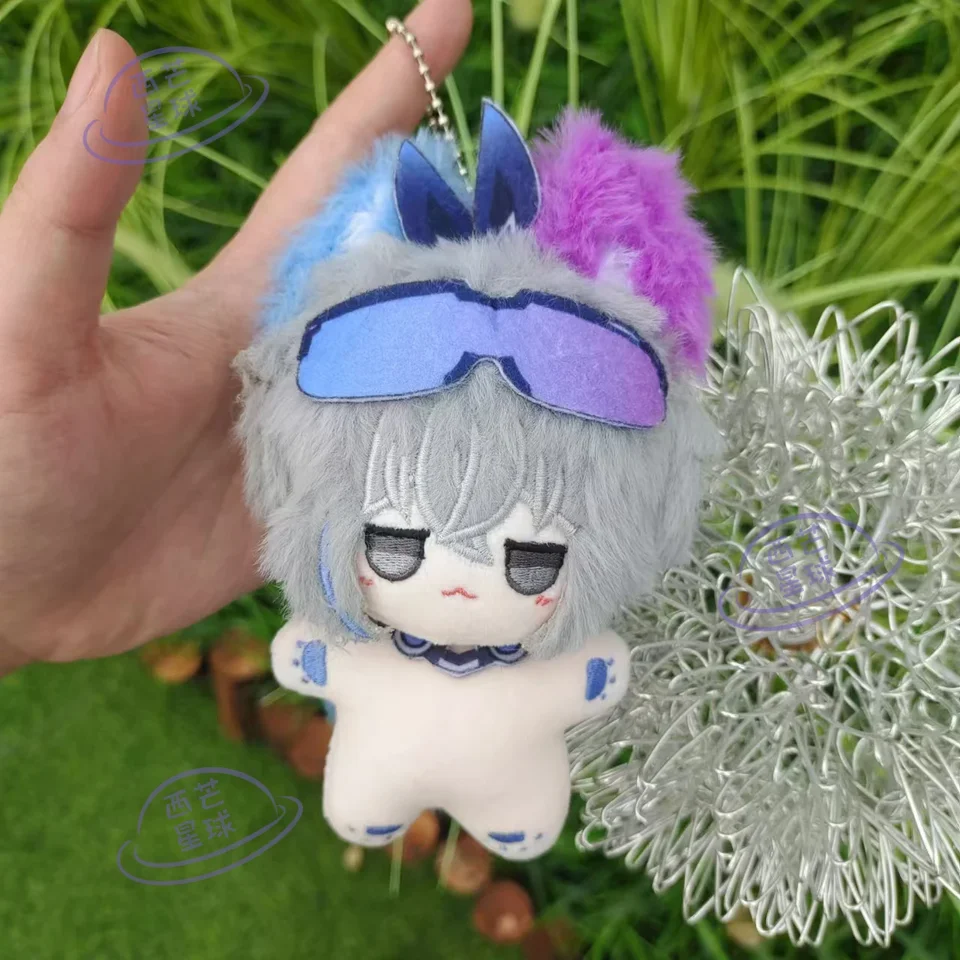 10 cm hra Honkai: Star Rail Cosplay Silver Wolf Soft Soft -rozkošná kawaii hviezdica tela batohu prívesok plyšové kľúče
