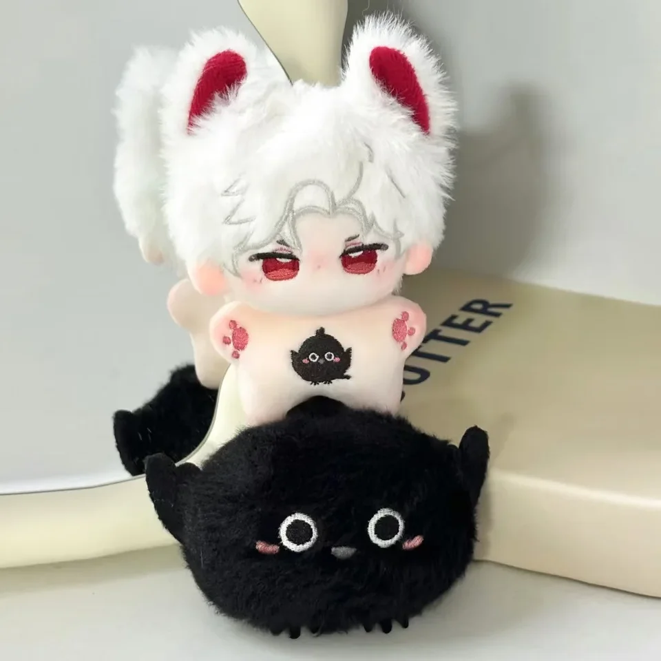 10 cm láska a hlboký priestor cosplay cosplay Sylus grumpy crow roztomilý plyšový kľúče kľúča natápača na nadýchané mäkké prívesok