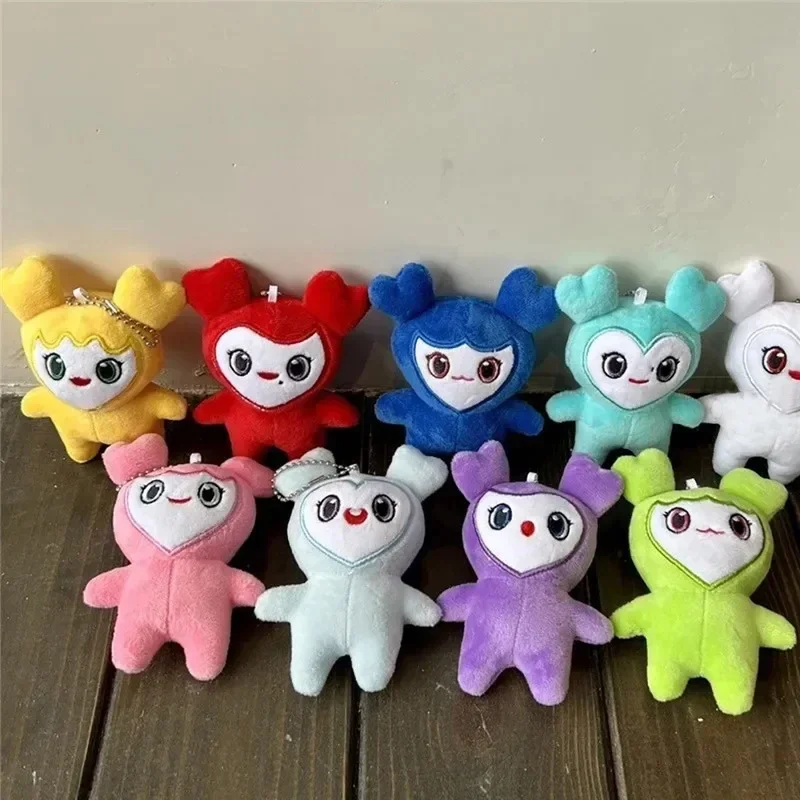10 cm milé dvakrát plyšové kórejské super hviezdy plyšové hračky karikatúry zviera dvakrát Momo Doll Doll Keychain Prívesok Keybuckle Darčeky pre deti