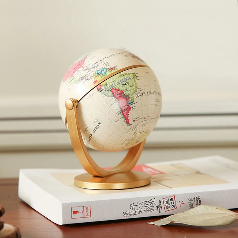 10 cm Rotujúca svetová globálna registračná hračka Geografia Geografia