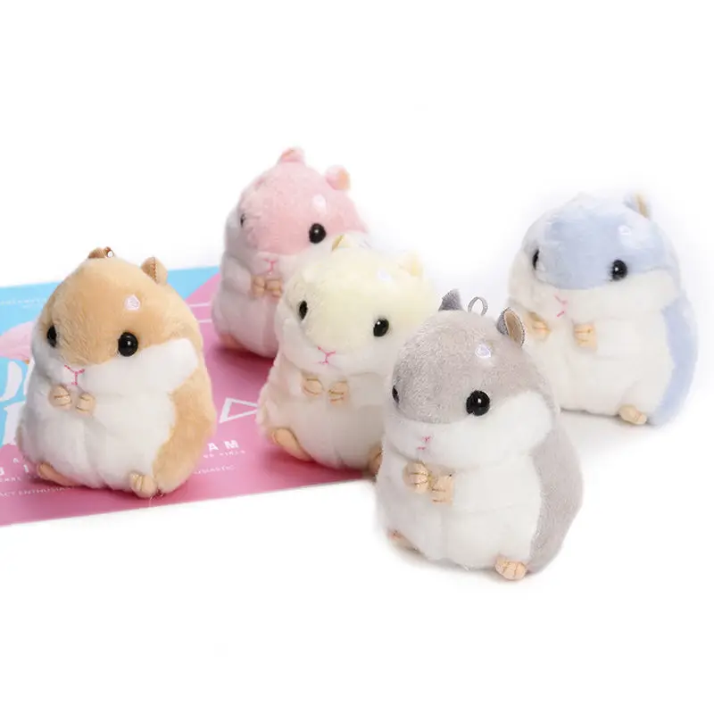 10 cm škrečok Doll Keychain prívesok Doll Wasster Cute Batch Doll Plush Ins Bag Pendant School Bag Prívesok