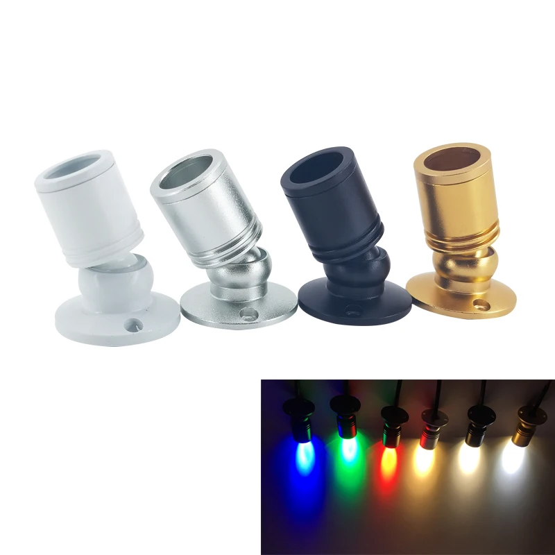 10 ks 1W 3W LED WHRAT WHETE AC85-265V Mini povrchové svetlo LED LED DOWNLEGE DOWNLEGE SPARKET LAMP DC12V MINI SPORTGE LAMP