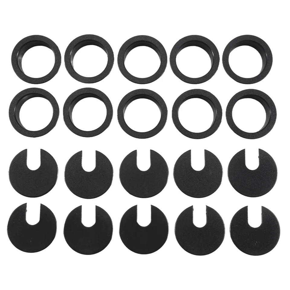 10 ks 35 mm čierny kábel káblového káblového kábla stolný drôt stolového stola