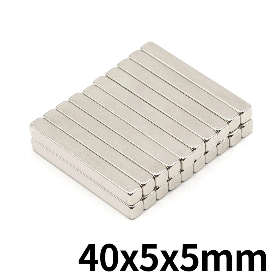 10 ks 40x5x5 N35 Neodymium magnet 40 mm x 5 mm x 5 mm ndfeb Blok