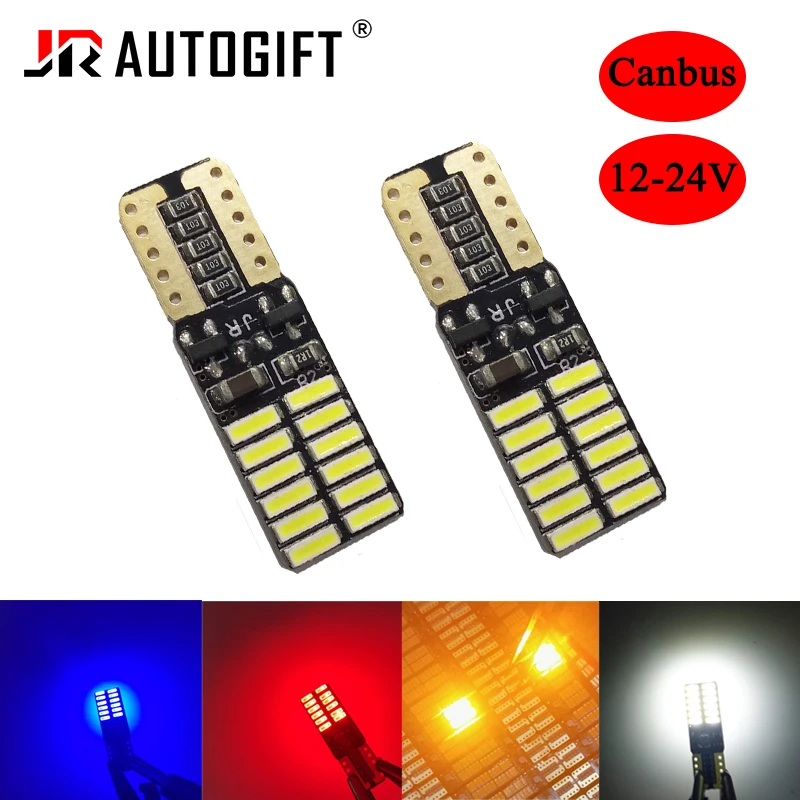 10 ks CANBUS T10 W5W 194 501 Vozidlo LED Interiérové ​​prístroje LED Interiérové ​​zariadenia pre vozidlo