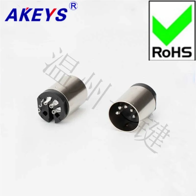 10 ks DSCT-5-07F Veľká klávesnica zástrčka DIN Socket S Terminál 5 PIN MIDI FIVN