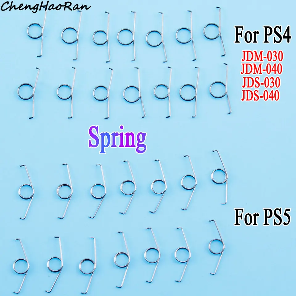 10 ks L1 L2 R1 R2 Spúšťací pružinový gombík pre ovládač PS4 PS5 JDS/JDM 030 040 pre PlayStation 5 4 Opravy dielov