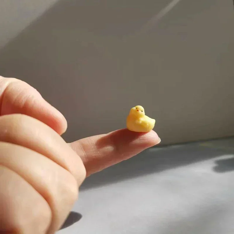 10 ks/mini kačica Chick/Miniatures/Cute/Fairy Garden Gnome/Moss Terrárium Decor/Crafts/Bonsai/DIY Doll House Figur/Supplies