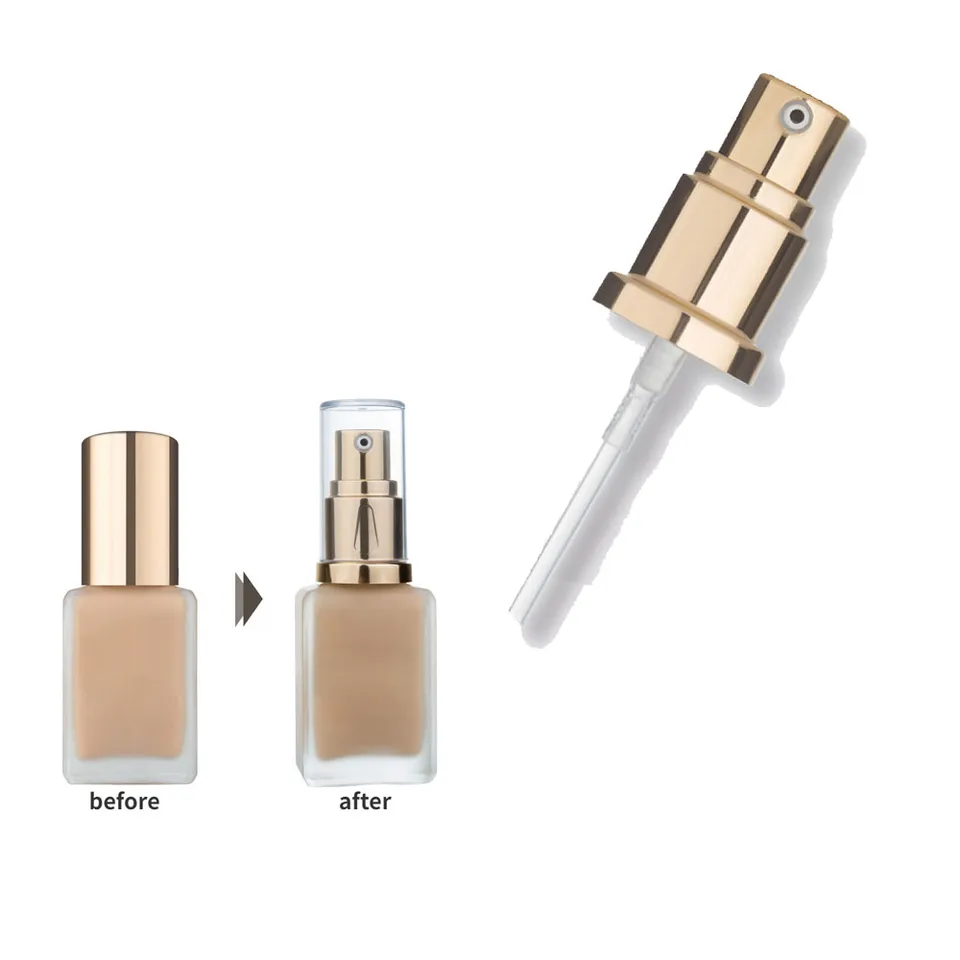 10 ks nadácie Pump pre Este Laud Double Wear Foundation Make -up Tools