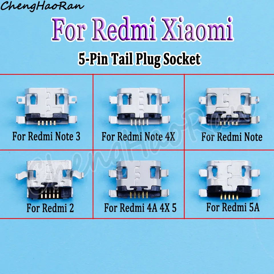 10 ks Type-C USB nabíjací konektor pre Xiaomi Redmi Poznámka 3 4x 2 4a 4x 5 5A Konektor nabíjacieho konektora nabíjacieho konektora