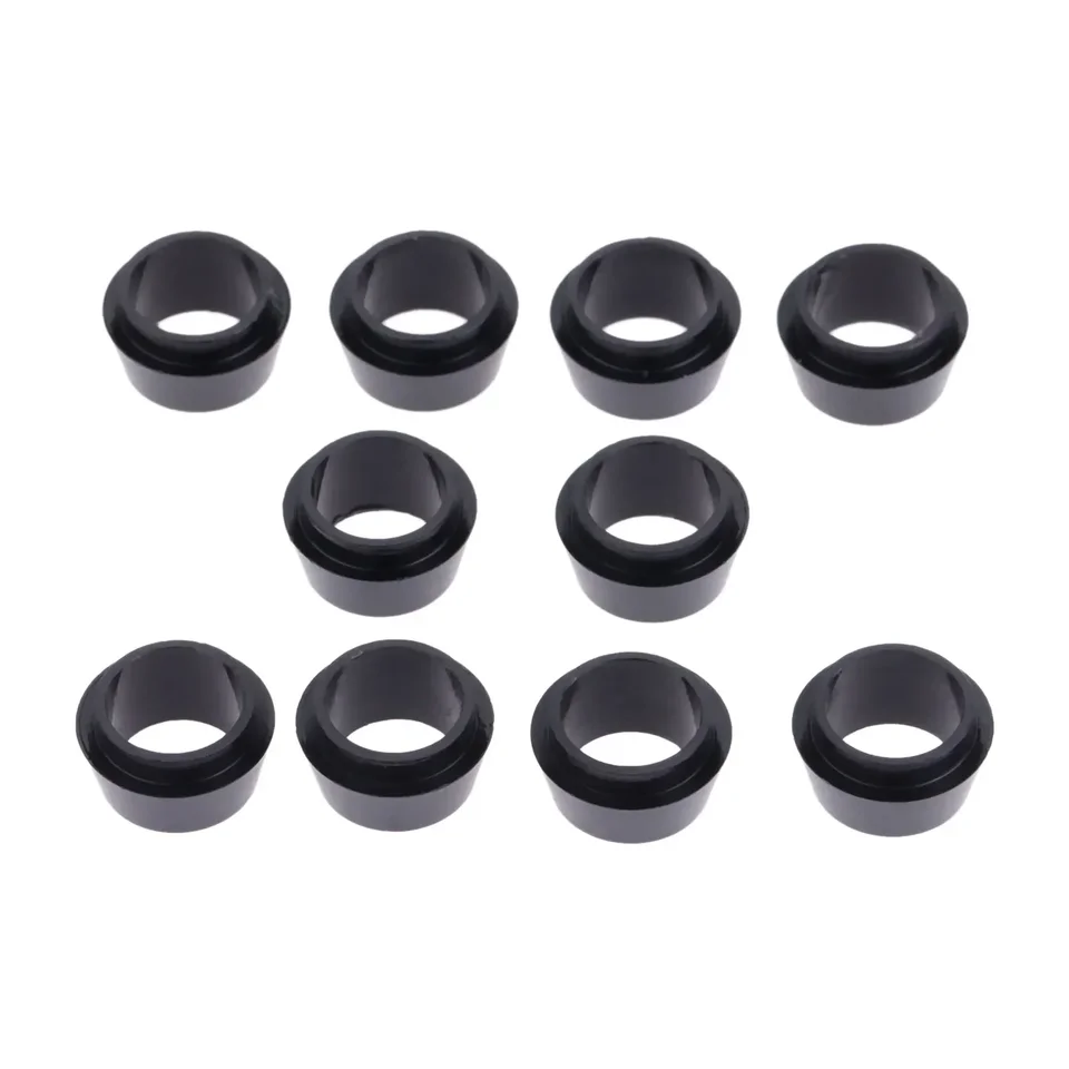 10 ks čierny plast 0,335 0,350 Golf Ferrules pre Taylormade RBZ Stage2 Driver2 Adapter Sleeve Golf Club Výmena