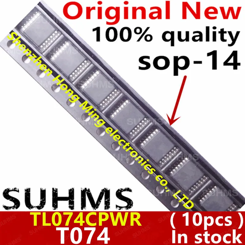 (10 kus) 100% nový TL074CPWR TL074 T074 SOP-14