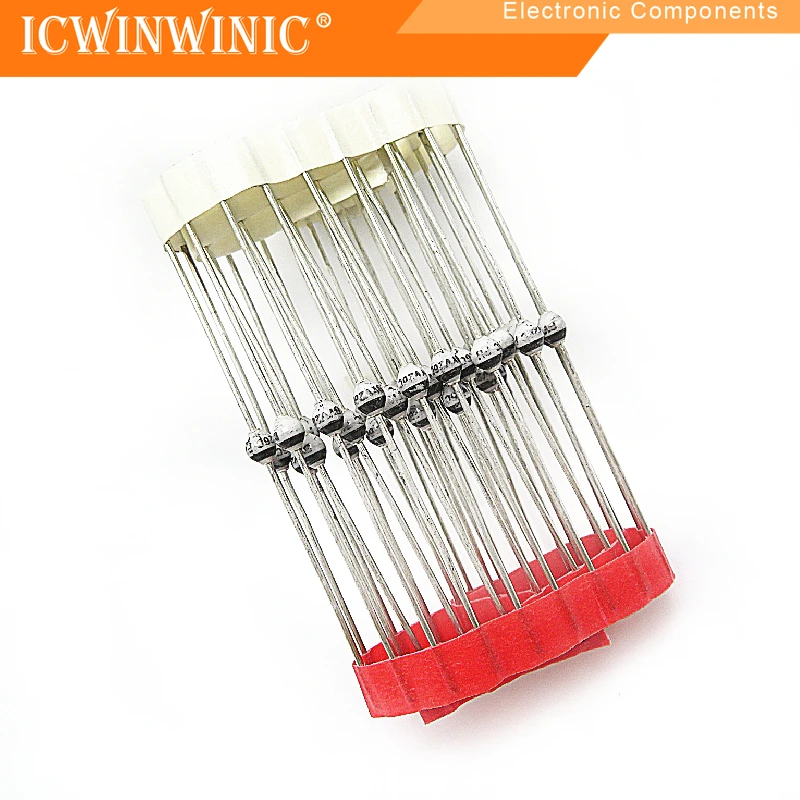 10-kus BYV26C BYV26CV/PH SOD-57 1A 600 V sklenená pasivačná dióda