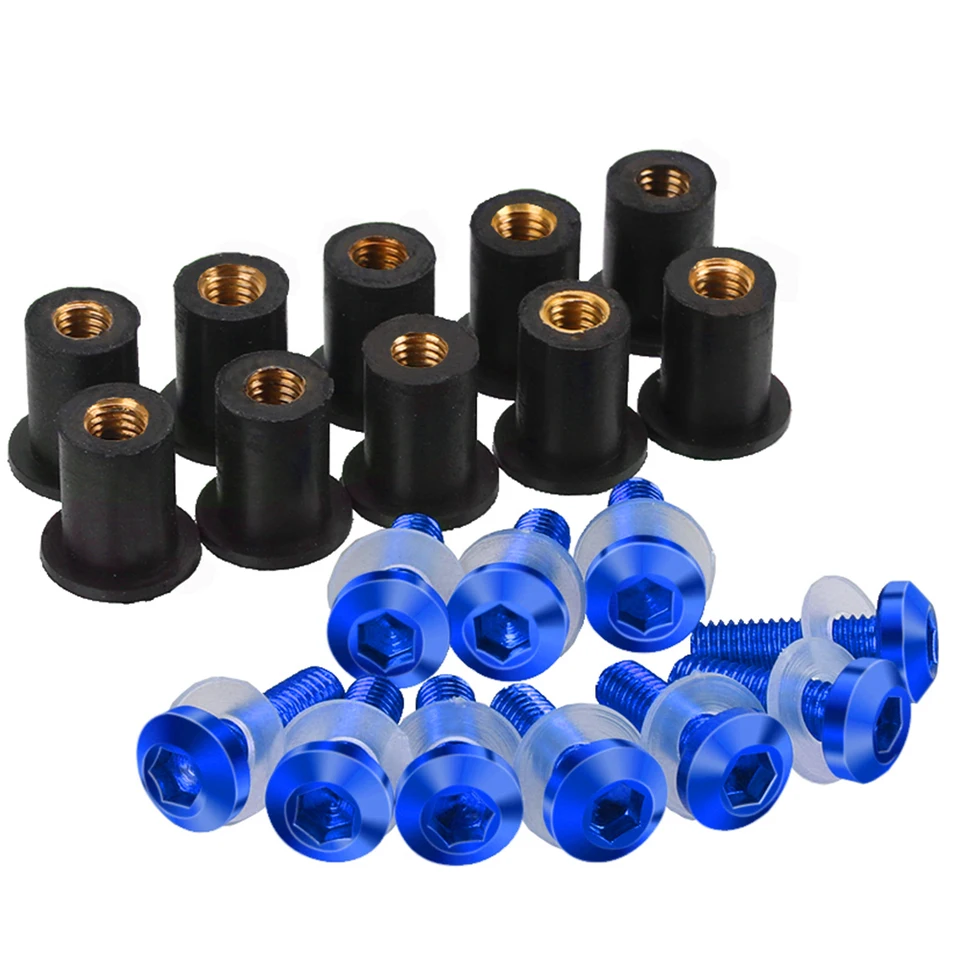 10 kusov 5 mm súprava na montážny skrutku čelného skla pre Yamaha NMAX 155 150 125 NMAX155 NMAX125 N-MAX 155 125 2015-2024