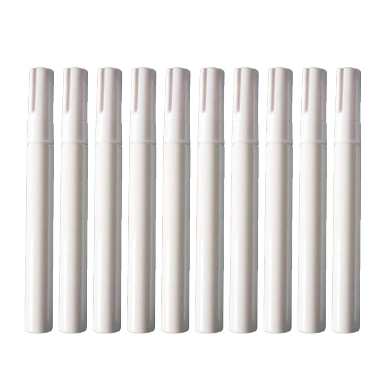 10 kusov doplňovateľné lakovacie pero Prázdna značka Plank Blank Marker Prázdne farby Marker Art Supplies pre olejomaľbu