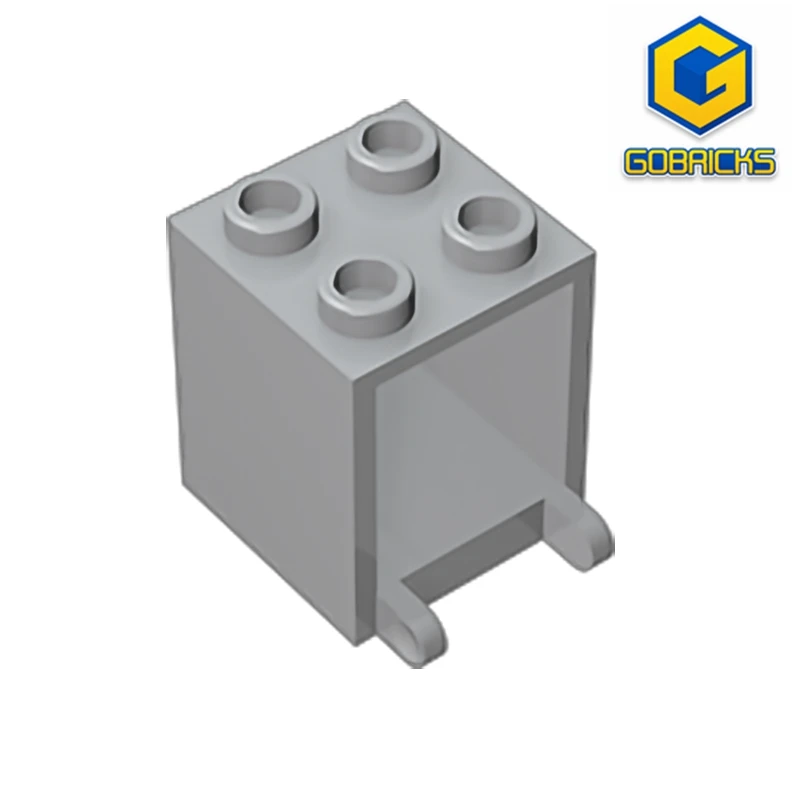 10 kusov Gobricks GDS-1502 kompatibilný s 4345 kontajnerovými boxami 2x2x2 Detské hračky Zostavy stavebných blokov Technické