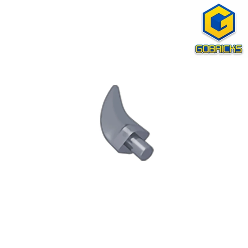 10 kusov Gobricks GDS -1583 kompatibilný s Lego 87747 Barb / Claw / Horn - veľké detské hračky zostavujú stavebné bloky Tech
