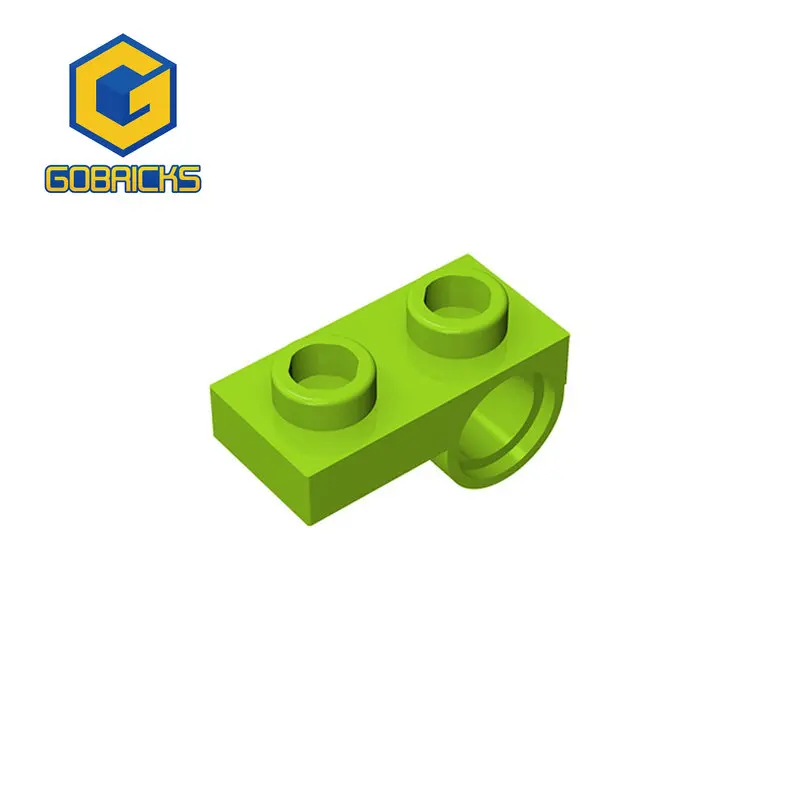 10 kusov Gobricks GDS-854 Kompatibilný s Lego 18677 28809 Tehly upravené 1x2 s otvorom PIN na spodnej časti detí