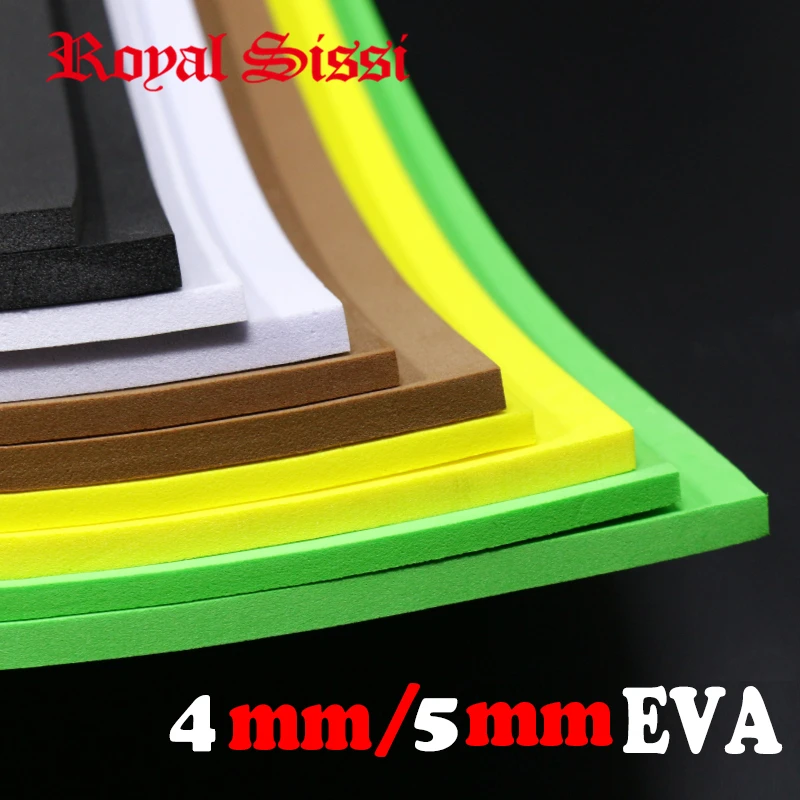10 listov Premier Fly Tying 4 mm/5 mm penový plech EVA Super jemné štvorcové penové papierové materiály pre muchy pre suchozemské hmyz