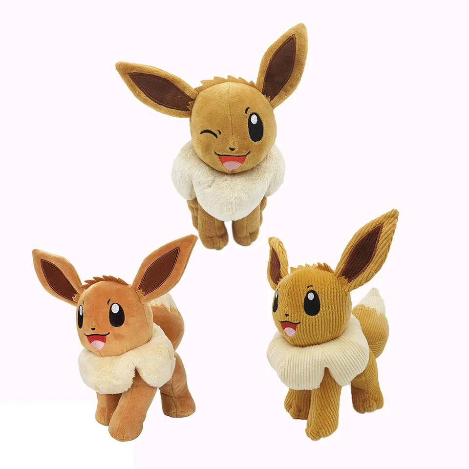 10/Lot Original Original Eev Eevee 22 cm plyšová bábika mäkké najlepšie darčeky plnené hračky