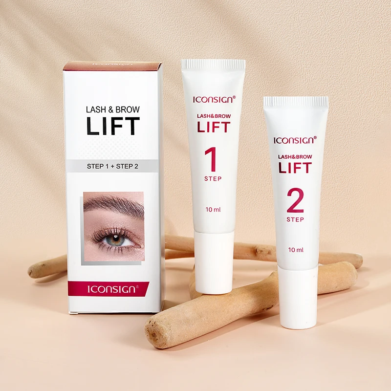 10 ml Krok 1 a 2 oprava súpravy na koncerty pre Lash Brow Lift Perm Fixation Setting Lotion 8-12Minutes Zdvíhacie mihalnice Makeup Tool
