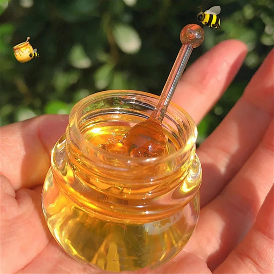 10 ml medového oleja na pery Zvlhčovanie masky na pery na pery odstraňujúce odumretú pokožku Vyhladenie spánku na spánok spánku pred make -upom pred make -upom