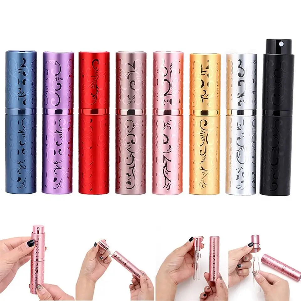 10 ml prázdna parfumová fľaša doplňujúca sklenená sklenená vnútorná parfumová atomizér Ultra Fine Spray Fľašu Cestovú vôňu Fragrance Container