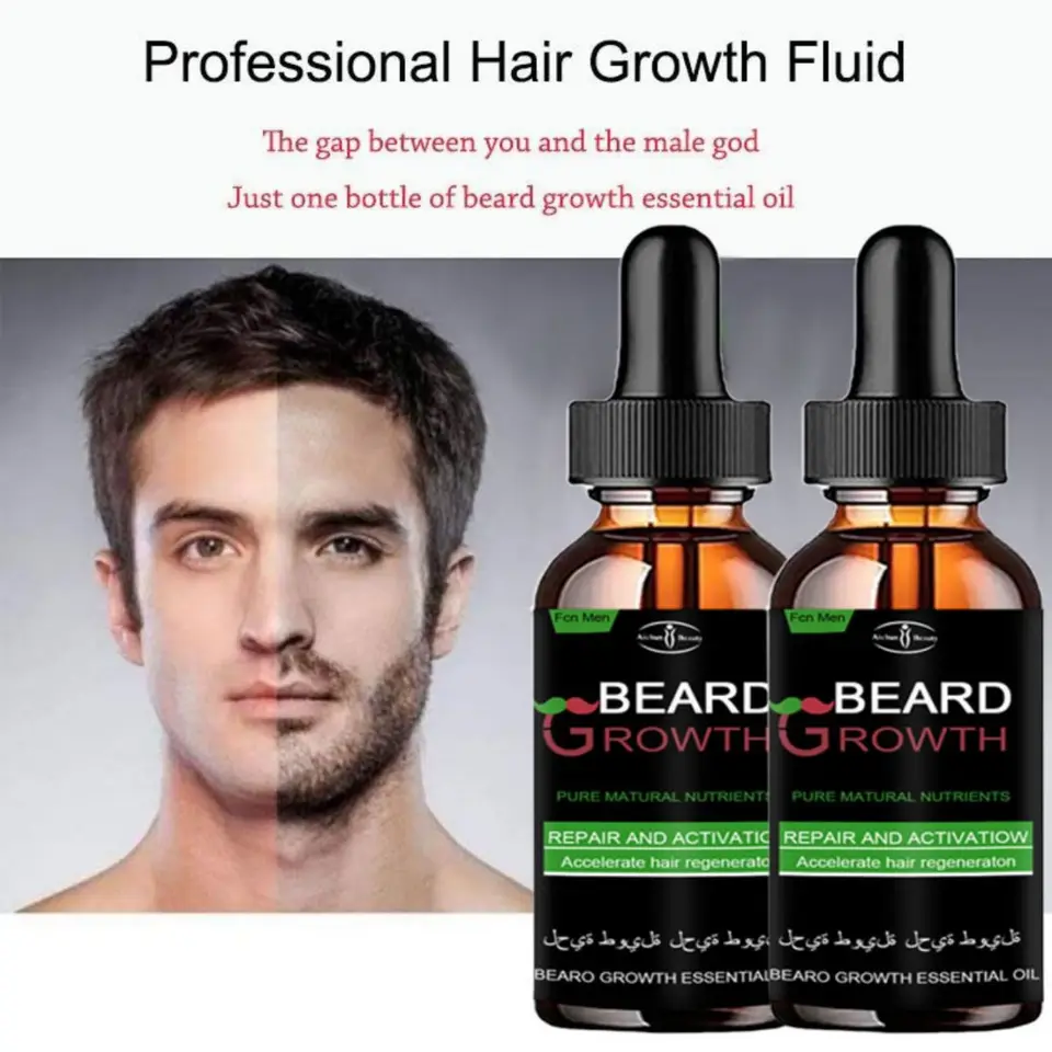 10 ml Trstay muži brada Rast olej rýchleho brady Rast Anti alopecia vypadávanie vlasov
