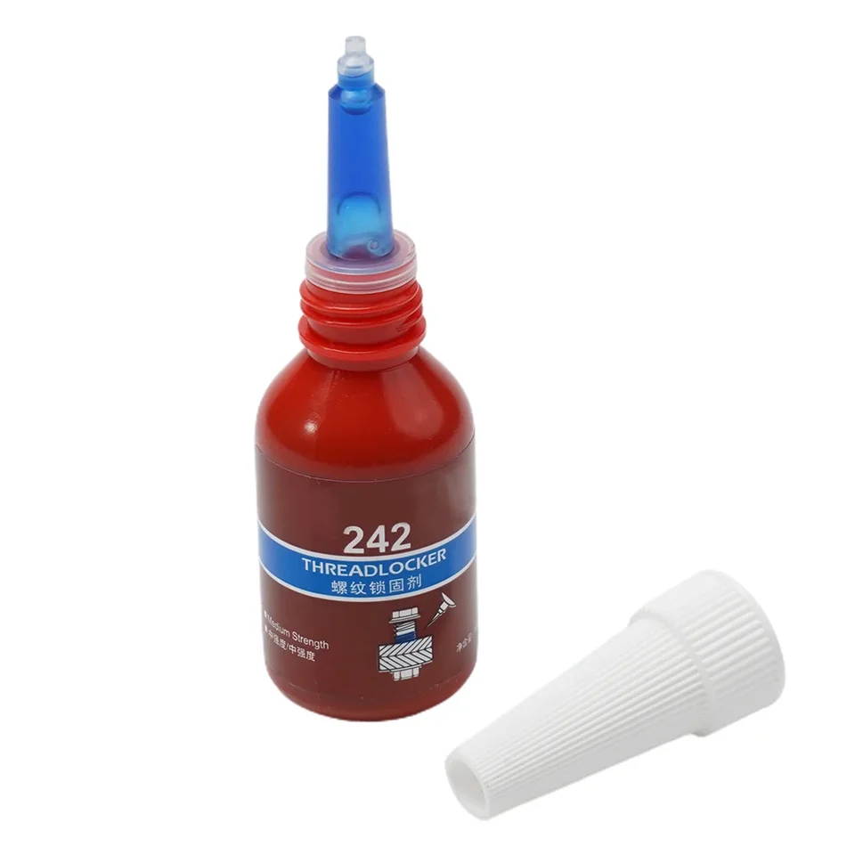 10 ml závitového závitu vysoká pevnosť Červená závitová skrinka lepidlo 263 tesniaci lepidlo skrutkovacie matice Hardware diely Hardware diely