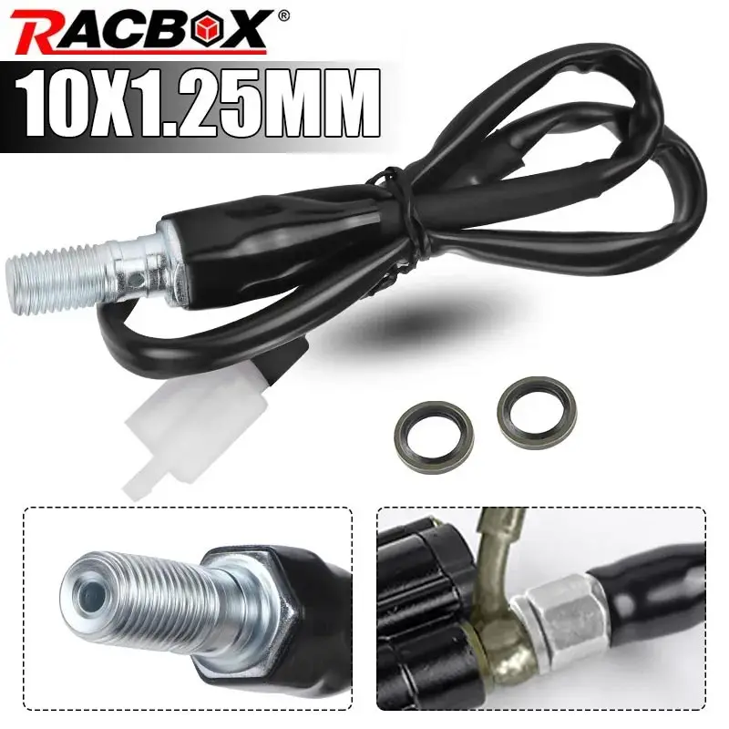 10 mmx1,25 mm hydraulický prepínač tlakového brzdového svetla pre motocykle na ulici a terénne motocykle Honda Kawasaki Yamaha ATV AtV príslušenstvo