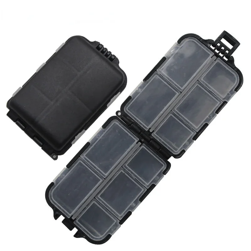10 mriežky Týždenné tabletky 7 dní skladacie cestovné lieky držiak na pilulku Tablet Storage Case Container DispenSer Organizátor Nástroje