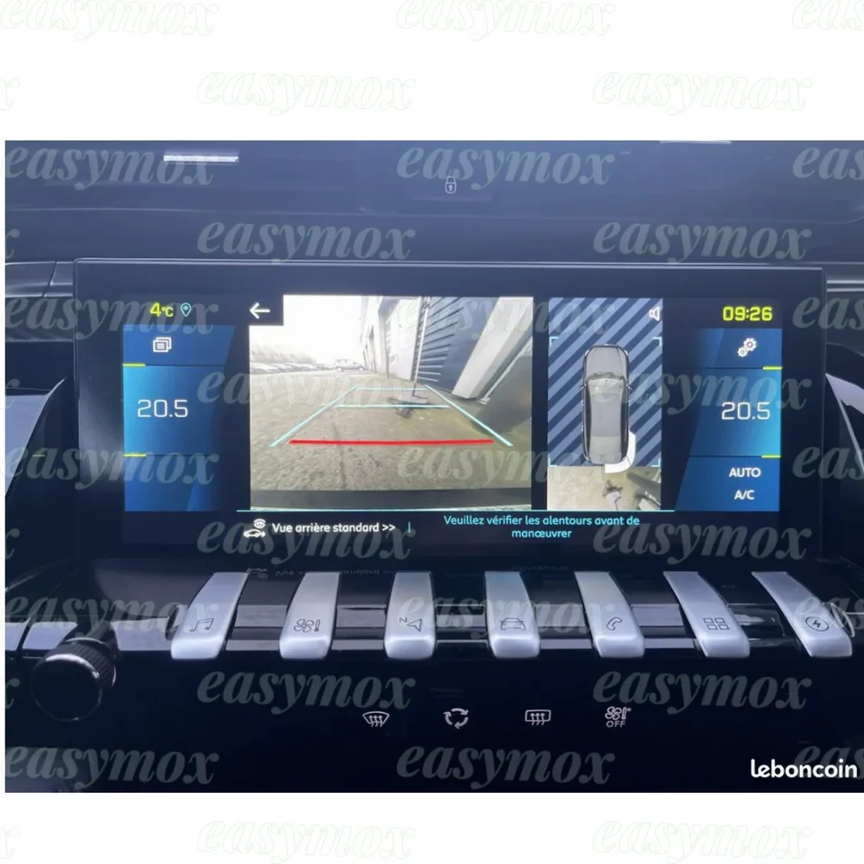 10 palcov 9817435380 LCD displej pre PEUGEOT 508 Navigation GPS Multimedia Information Screen 2019 2020 2021 2022