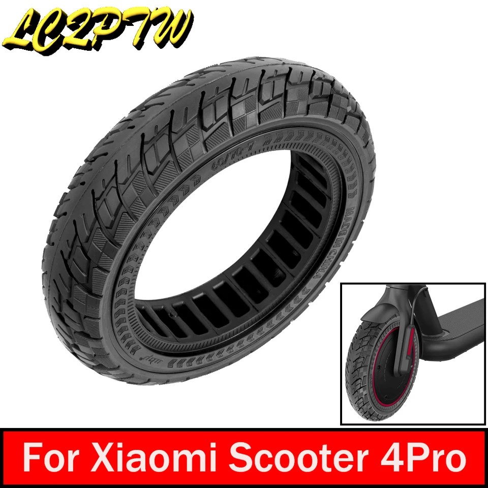 10-palcová elektrická skúter pneumatika 60/70-7,0 Off-road Solid Tire pre Xiaomi 4 Pro Kicksooter 4Pro Explozion Proof Gum Gum Pneuma