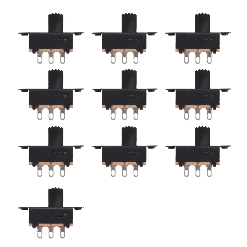 10 PCS SS22F25-G7 2 Poloha DPDT 2P2T Panel MONIS MINI SLIDUM SOLDER SOLDER LUG